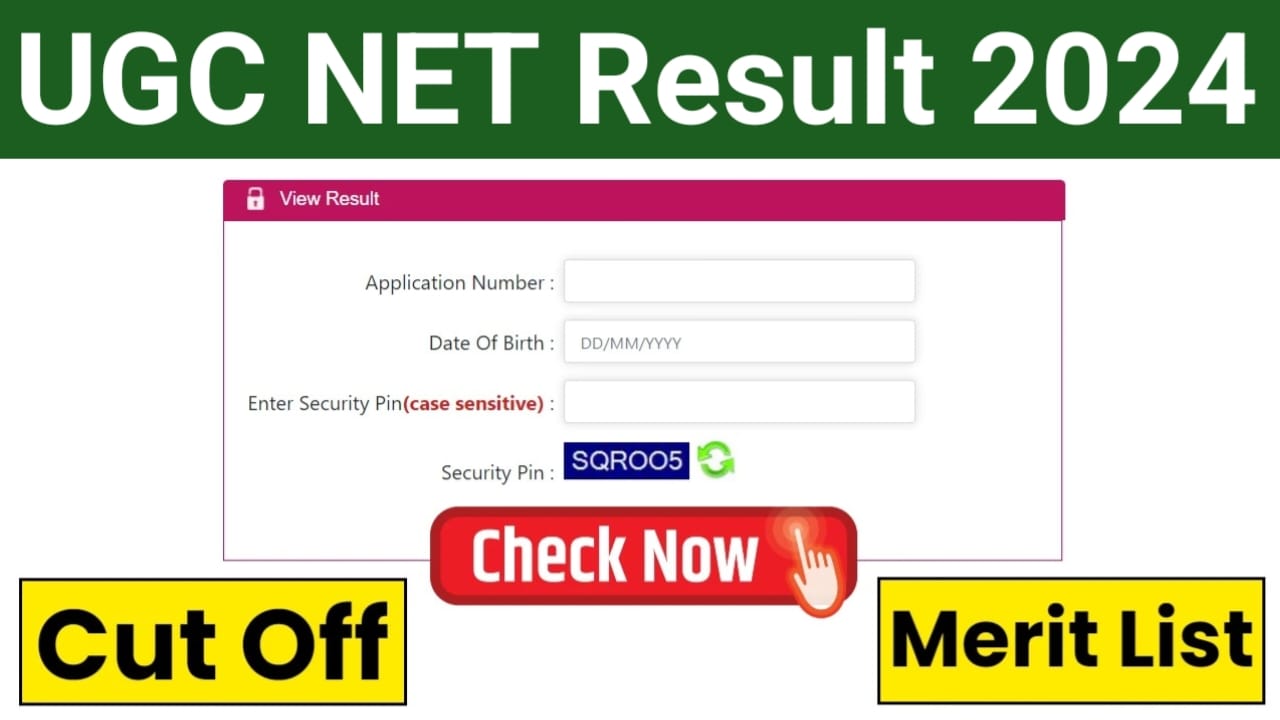 UGC NET Result 2024 